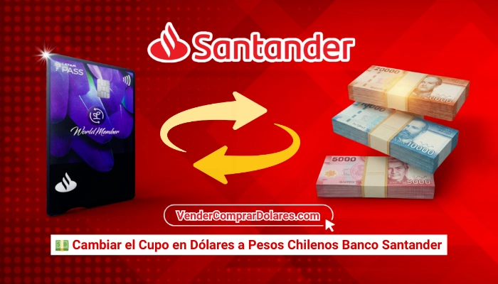 Como convertir el cupo internacional a nacional Banco Santander (Cupo Dólar)