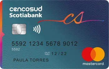 Tarjeta de crédito Cencosud Scotiabank MasterCard con cupo en dólares