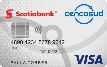 Cupo en Dólares de la tarjeta de crédito Cencosud Scotiabank VISA de Cencosud