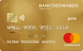 Cupo en Dólares de la tarjeta de crédito MasterCard Dorada Banco Edwards