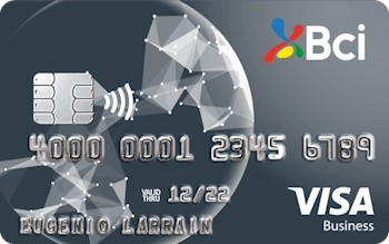 Tarjeta de Crédito Empresa VISA Business Antigua Banco BCI con cupo en dólares