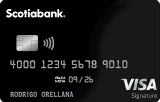 Cupo en Dólares de la tarjeta de crédito VISA Signature del Banco Scotiabank Cupo en Dólares de la tarjeta de crédito VISA Signature del Banco Scotiabank