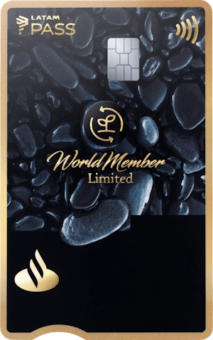 Cupo en Dólares de la tarjeta de crédito WorldMember Limited Santander LATAM Pass​ VISA y AMEX del Banco Santander